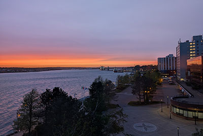 Sunset in Sydney, Nova Scotia